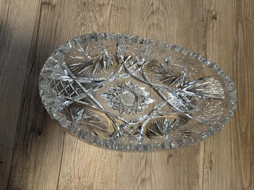 Vintage bleikristall schale - vintage, /