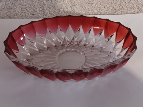 Vintage bleikristall schale - vintage,