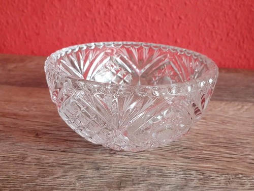 Vintage bleikristall schale - vintage,