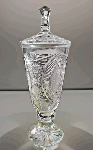 Bleikristall schale mit deckel - schale,