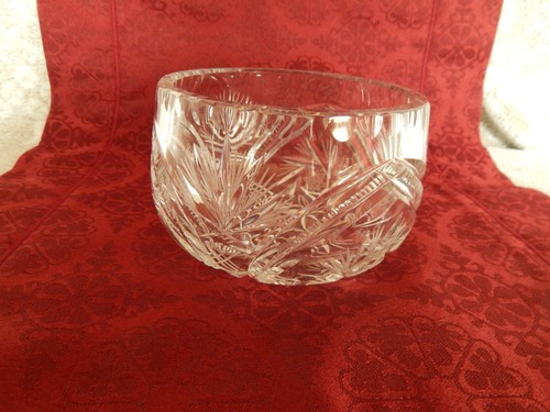 Vintage bleikristall schale - vintage,