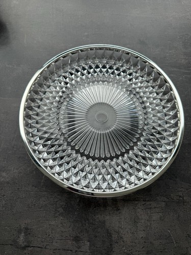 Vintage glasschale schwere - glasschale,