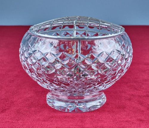 Vintage bleikristall rosenvase - vintage,