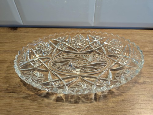 Bleikristall glasschale oval - glasschale,