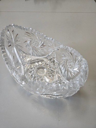 Kristallschale 28x19cm 14cm - 28x19cm,,