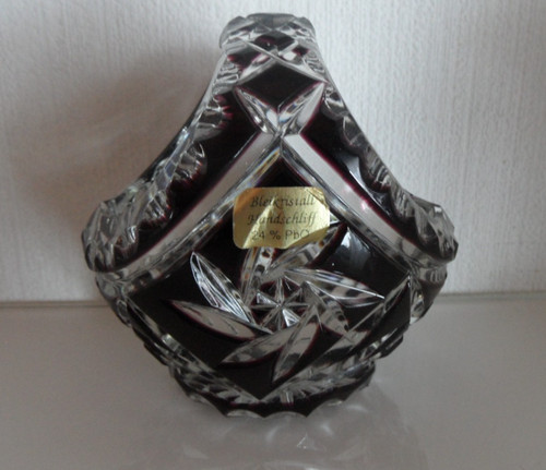 Schale korb bleikristall glas - korb,