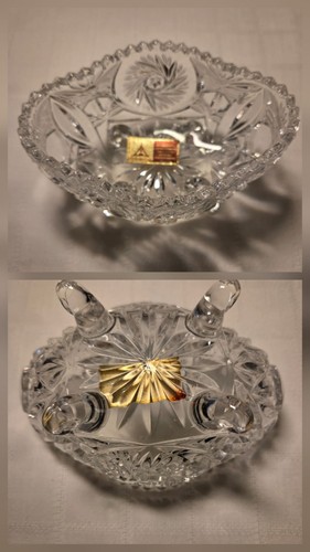 Vintage bleikristall schale - bleikristall,