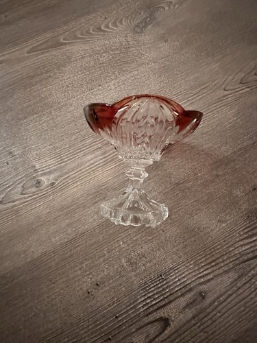 Bleikristall schale rot - schale,,