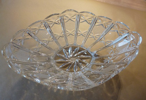 Vintage kristall schale - kristall,
