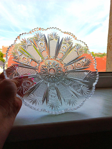 Bleikristall schale groß - bleikristall, 30cm
