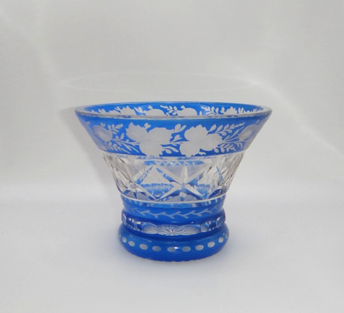 Vintage bleikristall schale - vintage,