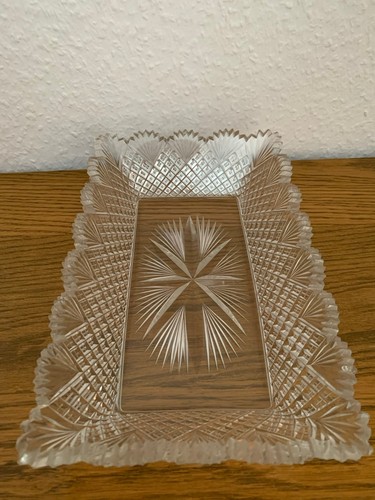 Antike kristallglas schale - kristallglas,