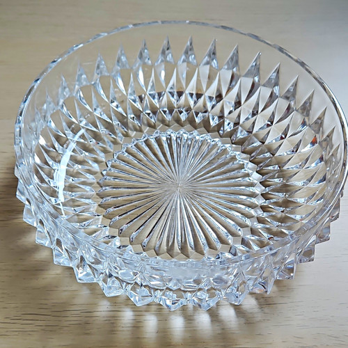 Runde bleikristallschüssel