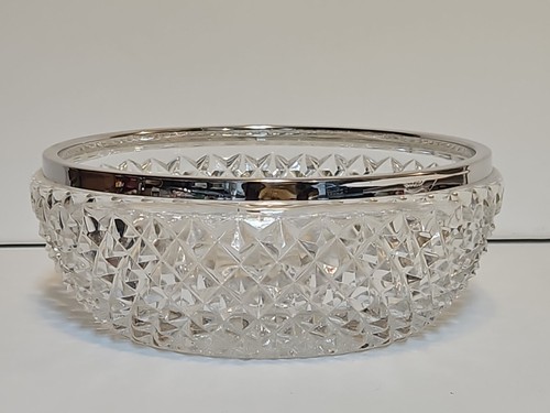 Schale blei kristall - schale, silber